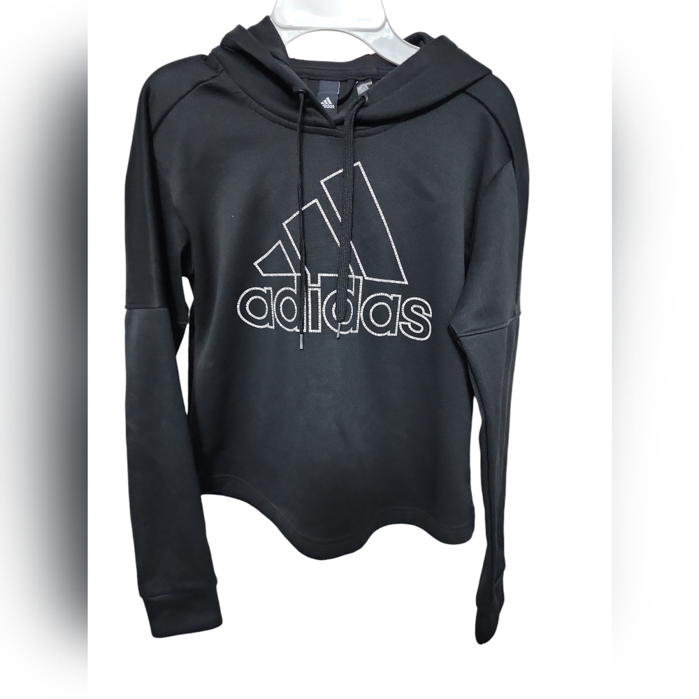 Women's Adidas Climawarm Cropped Hoodie Size XS